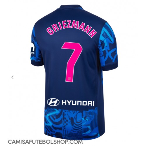 Camisa de time de futebol Atletico Madrid Antoine Griezmann #7 Replicas 3º Equipamento 2024-25 Manga Curta